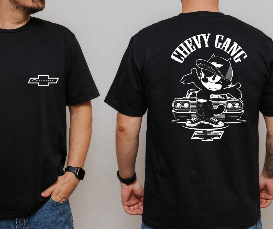 Lowrider Cat Chevy Gang